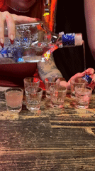 Evening drinks and toasts captured at Batumi bar