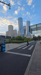 Urban life documented across Shangcheng District during golden hour