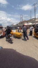 Busy street life captured in Lokoja, Nigeria