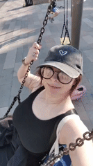 Casual summer afternoon at a Krasnoyarsk park and streets