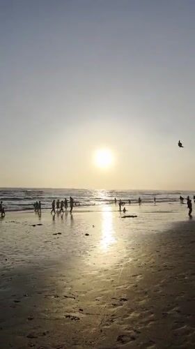Beach day in full swing at Kediri's shoreline