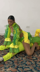 Costumed performers documented in Porlamar resort area