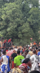 Community gathering with dancing draws crowds in Akwanga, Nigeria