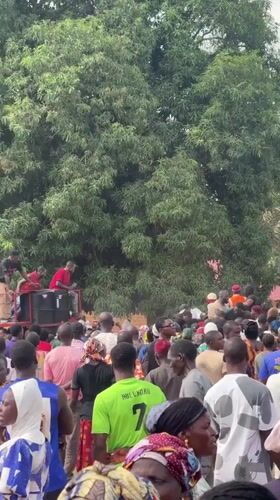 Community gathering with dancing draws crowds in Akwanga, Nigeria