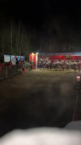 Night obstacle race and awards ceremony held in Lesnoye