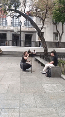 Everyday life captured around Caracas government district plazas