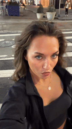 First-person walking shot on a New York City street