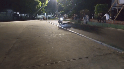 Night carnival with children's rides documented in Lhokseumawe, Indonesia