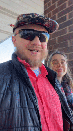 Couple films videos, poses for photos in Niles