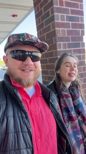 Couple films videos, poses for photos in Niles