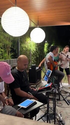 Live music performance at Kuta Selatan restaurant