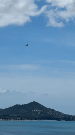 Morning recreational activity observed around Ko Samui island waters