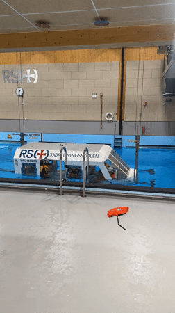 Maritime rescue training exercise conducted at Horten facility