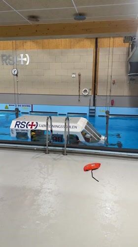 Maritime rescue training exercise conducted at Horten facility