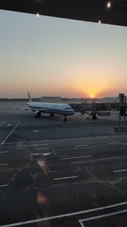 Routine airport operations documented at Beijing Capital International Airport
