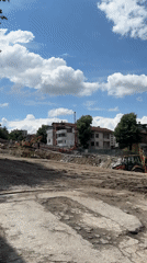 Construction work continues at Plovdiv site with heavy machinery
