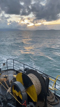 Seatran ferry crossing documented near Thai coastal waters