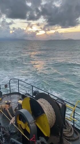 Seatran ferry crossing documented near Thai coastal waters