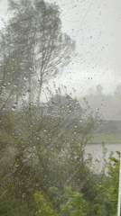 Family weathers storm indoors, child builds bicycle in Russia