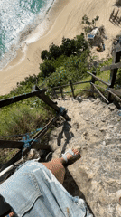 Tourists take in scenic ocean views at Nusa Penida