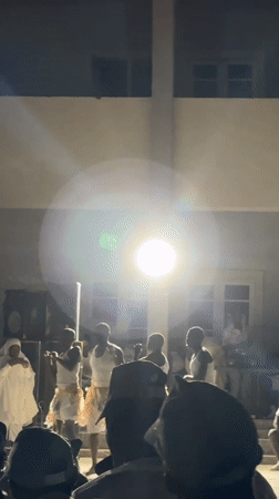 Nighttime Cultural Performance Draws Large Crowd in Maiduguri, Nigeria