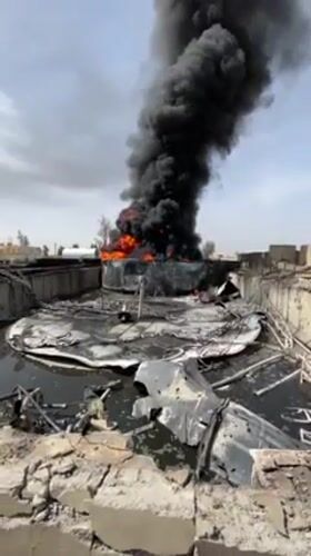 Industrial fire causes destruction in Lundey Kalay, Afghanistan