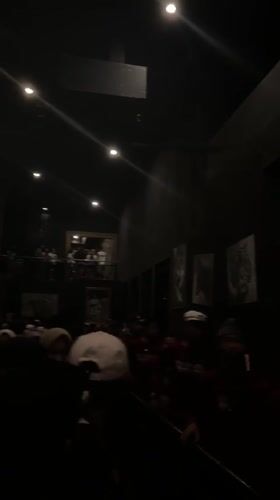 Morning crowds gather in dark industrial venues in North Jakarta