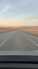 Rural road journey recorded near Bazandaikha, Russia