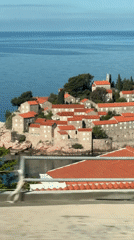 Morning video captures Sveti Stefan island village in Montenegro