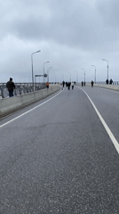 Overcast afternoon captured across Saint Petersburg bridges and streets