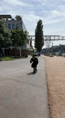 Skaters and scooter riders perform tricks in Lyon streets