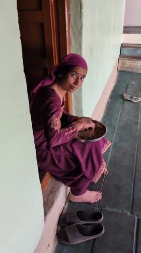 Early morning glimpses of daily life in Bhagsu village