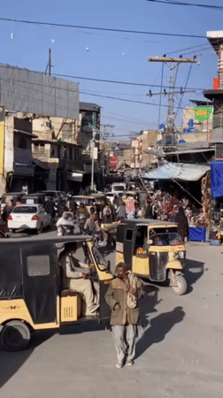 Ordinary street life documented across Quetta, Pakistan markets
