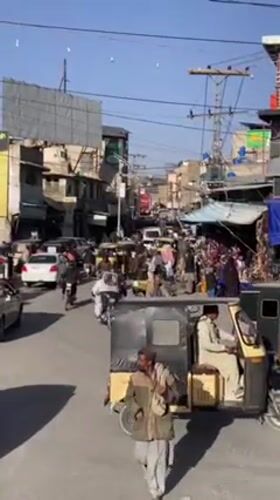 Ordinary street life documented across Quetta, Pakistan markets