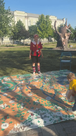 Russian cultural festival with traditional games observed in Astrakhan