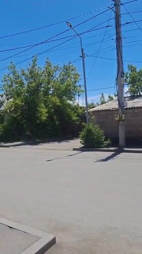 Sunny morning scenes documented across gardens and streets in Gyumri