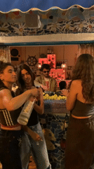 Tel Aviv bar sees typical nightlife activity with dancing, drinks