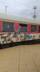 European train station activity documented by witnesses