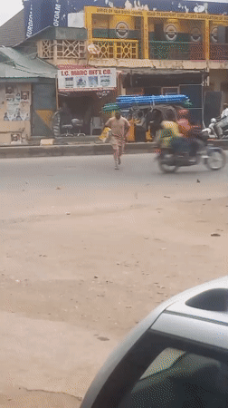 Everyday street life documented across Nigerian commercial districts