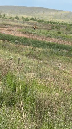 Dirt track rally racing in the hills near Chernogorsk