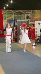 Mami Models runway show at an Astrakhan indoor mall