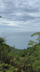 Jungle hilltop views over Da Nang's coastline and distant islands