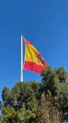 Spanish landmarks captured by witnesses in Madrid Thursday morning