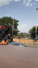 Crowded vehicles, street speakers documented in Bukuru, Nigeria