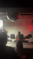 Hong Kong nightclub interior captured during evening hours