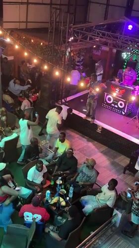Nightclub Scene Documented in Obosi, Nigeria During Evening Hours