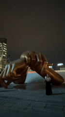 Gangnam Style statue and Starfield Library, COEX Seoul