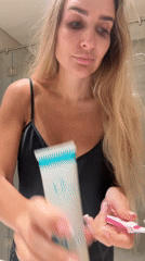Dubai morning routine with skincare, haircare, and daily affirmations