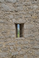 Tourist films historic fortification views in Budva under cloudy skies