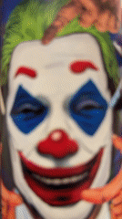 Person displays Joker water bottle and eye tattoo in Sofia